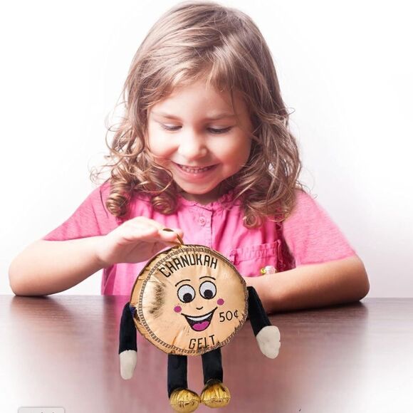 NEW Rite Lite Plush Chanukah Gelt Coin Plush Toy Perfect Hanukah Gift forβKids - Picture 2 of 2